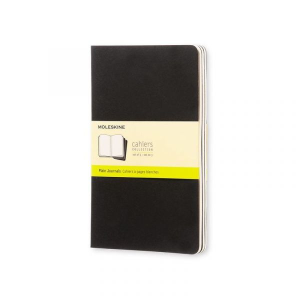 Блокнот Moleskine Cahier Journal CH016D17 40 л без разлиновки твердая обложка qp318 черный