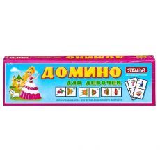 Настольная игра Stellar Домино большое №19 для девочек