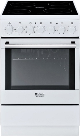 Электрическая плита Hotpoint-Ariston H5VSH1A White